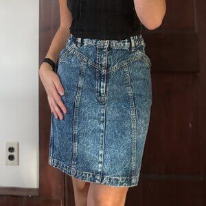 Vintage TomCat Acid Wash Skirt